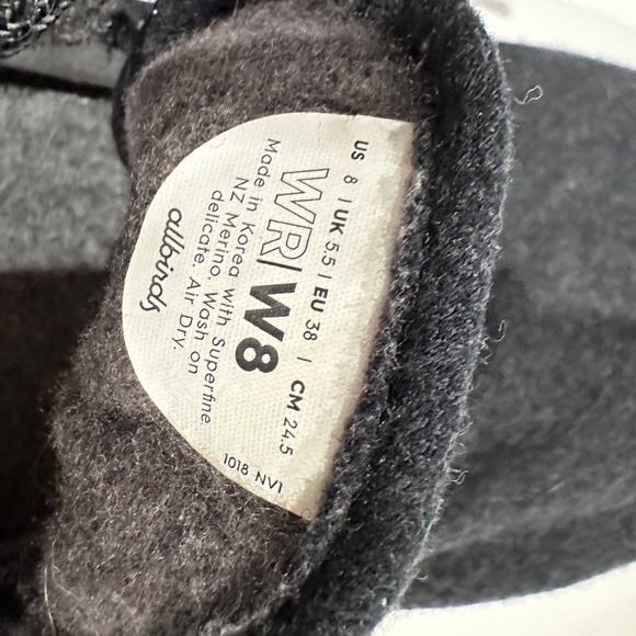 Allbirds Merino Wool Runners - Size 8. - Picture 3 of 6